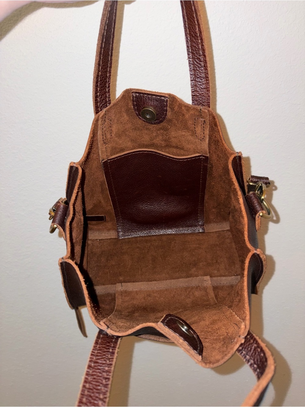 PORTLAND LEATHER Brown Leather Tote - Picture 5 of 5